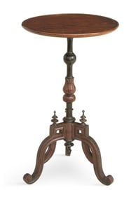 English Elmwood Candlestand