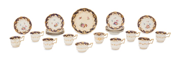Collection of Ridgway Porcelain Tea Wares