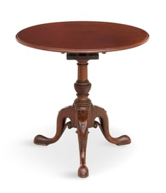 George III-Style Mahogany Tripod Table
