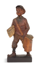 Black Forest Carved and Painted Automaton