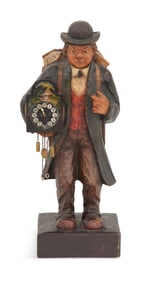 Black Forest Carved and Painted Automaton