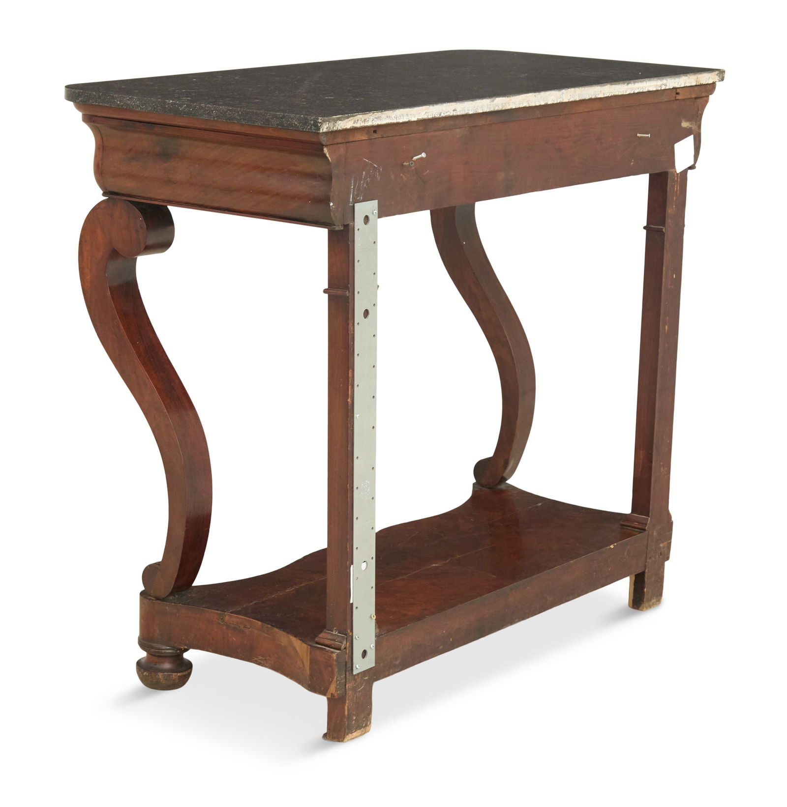 Late Regency Marble-Top Console Table - 3