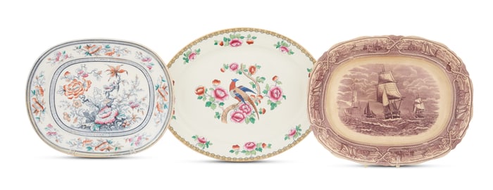 Collection of Three Pottery Platters