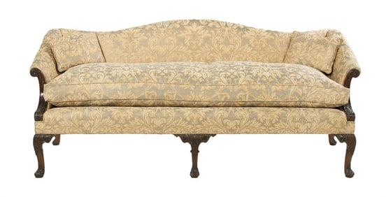 George III-Style Mahogany Settee