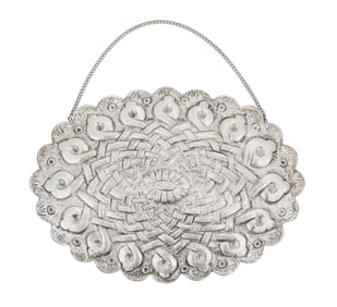 Turkish .900 Silver Wedding Mirror