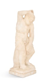 Italian Alabaster Figure of Hercules