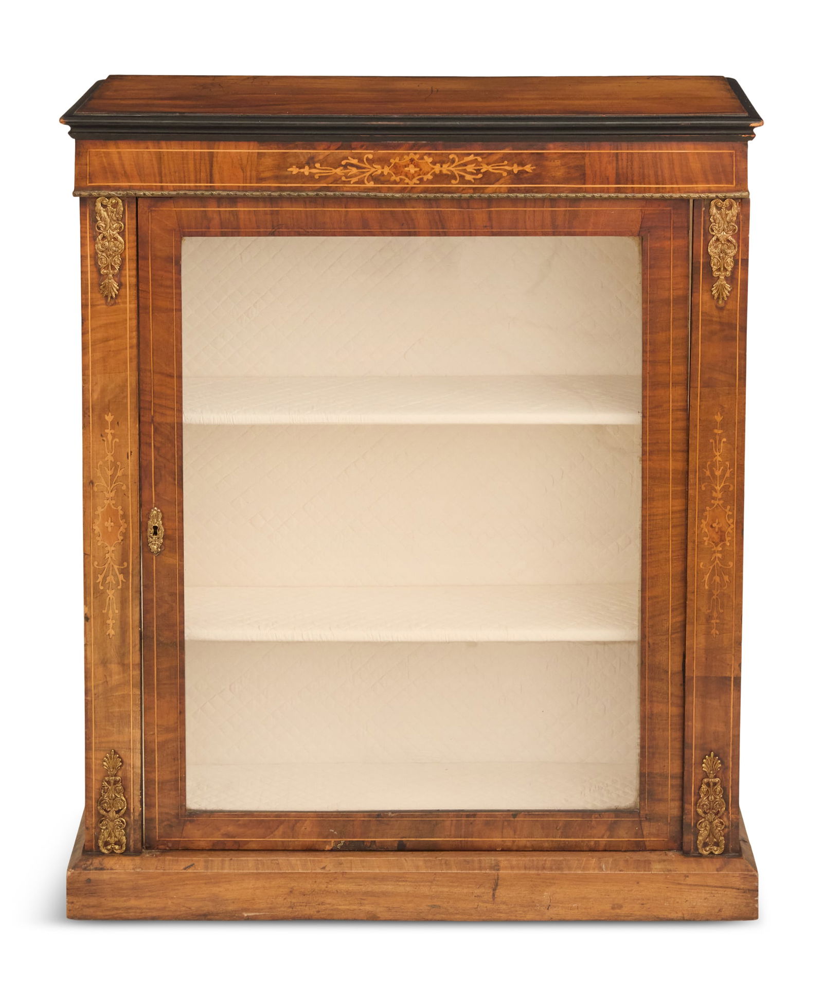Napoleon III Inlaid Walnut Vitrine (1 of 3)