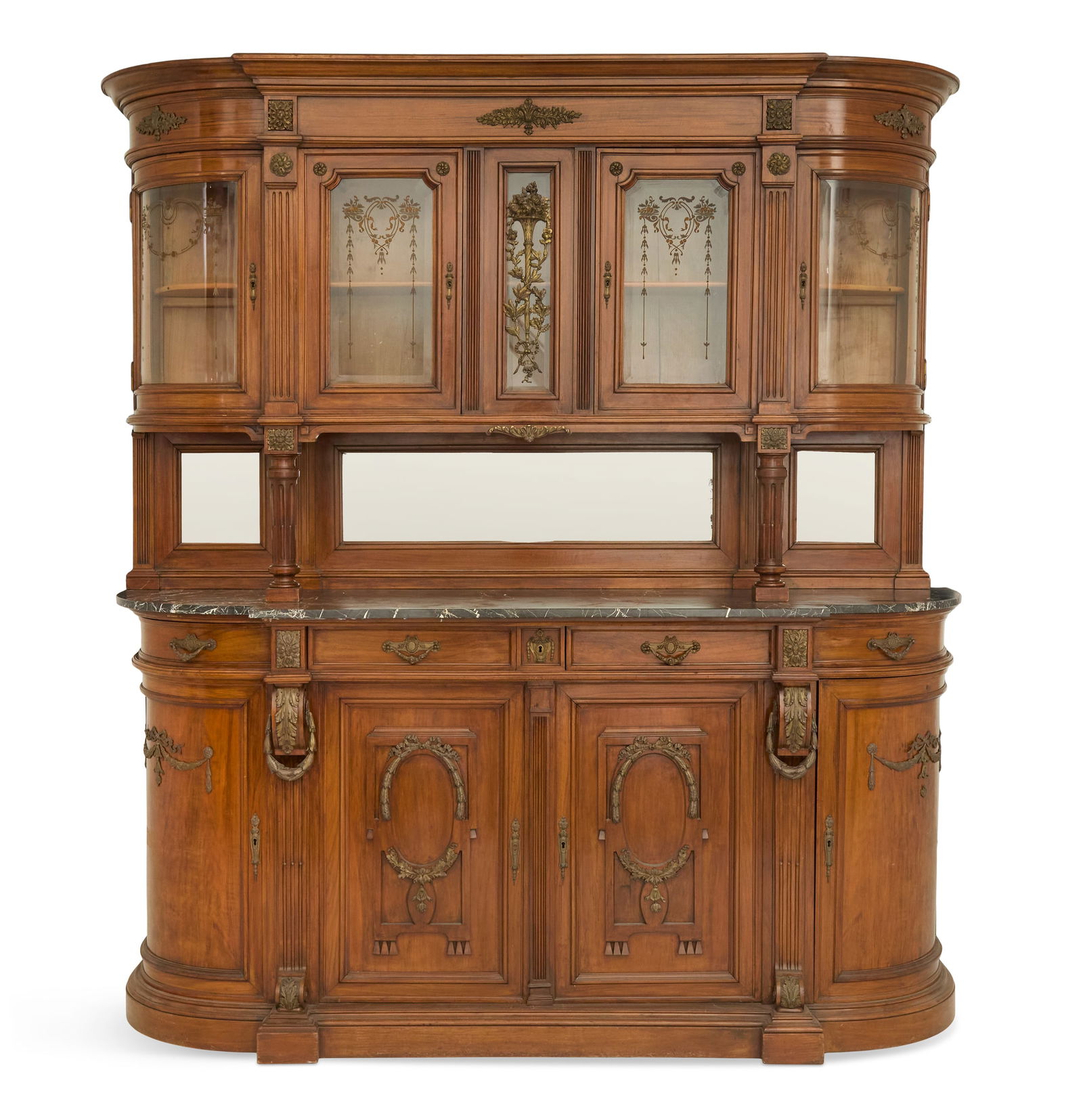 Napoleon III-Style Marble-Top Sideboard (1 of 3)