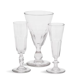 Collection of Louis Philippe Cut-Crystal Stemware