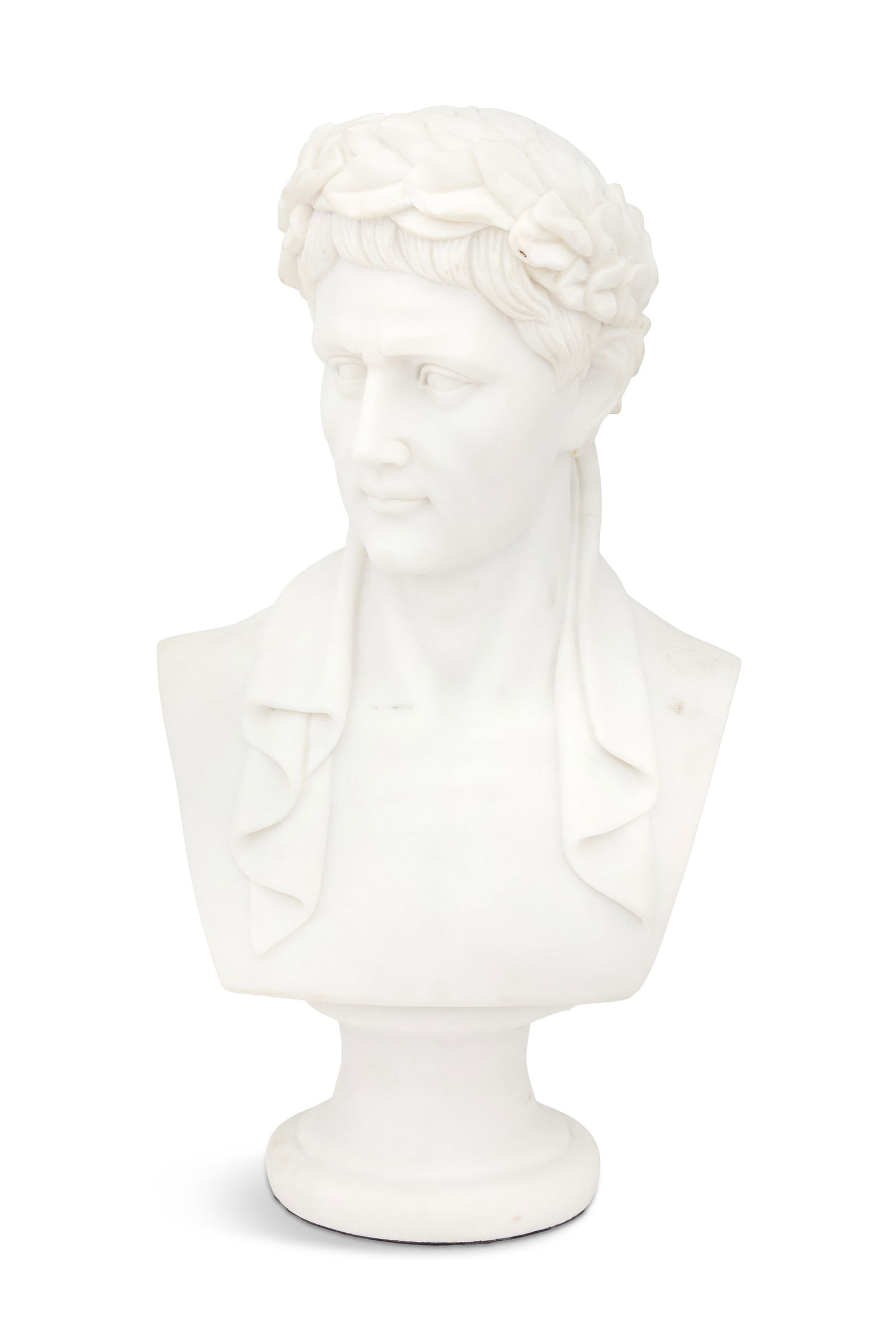 Carved Marble Bust of Napoleon (1 of 3)