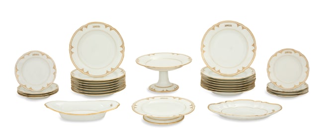 Rihouet Porcelain Partial Dinner/Dessert Service
