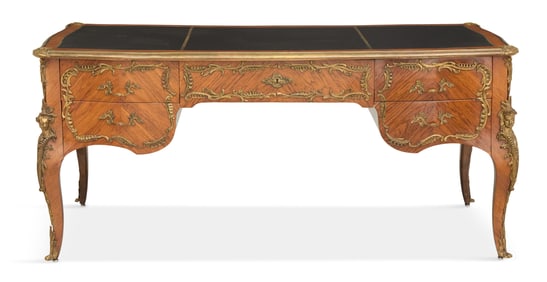 Regence-Style Kingwood Bureau Plat
