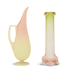 Two Pieces of Art Glass