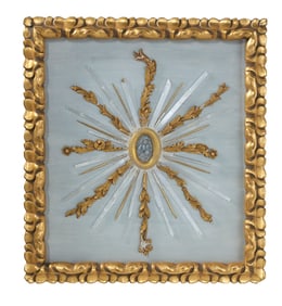 Stone and Giltwood Shadowbox Picture