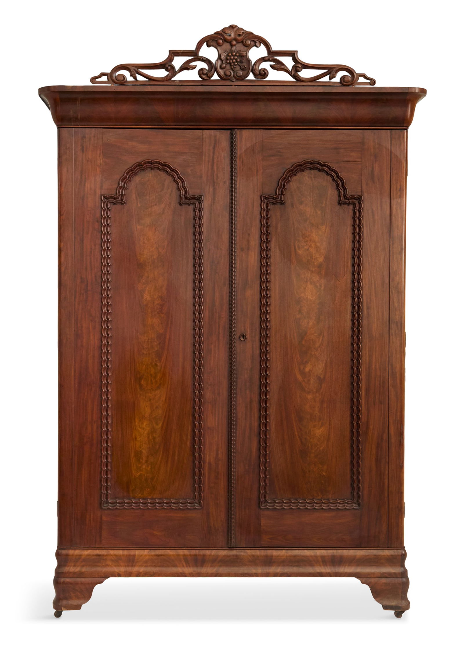 Three-Piece American Rococo Revival Bed Set - 5