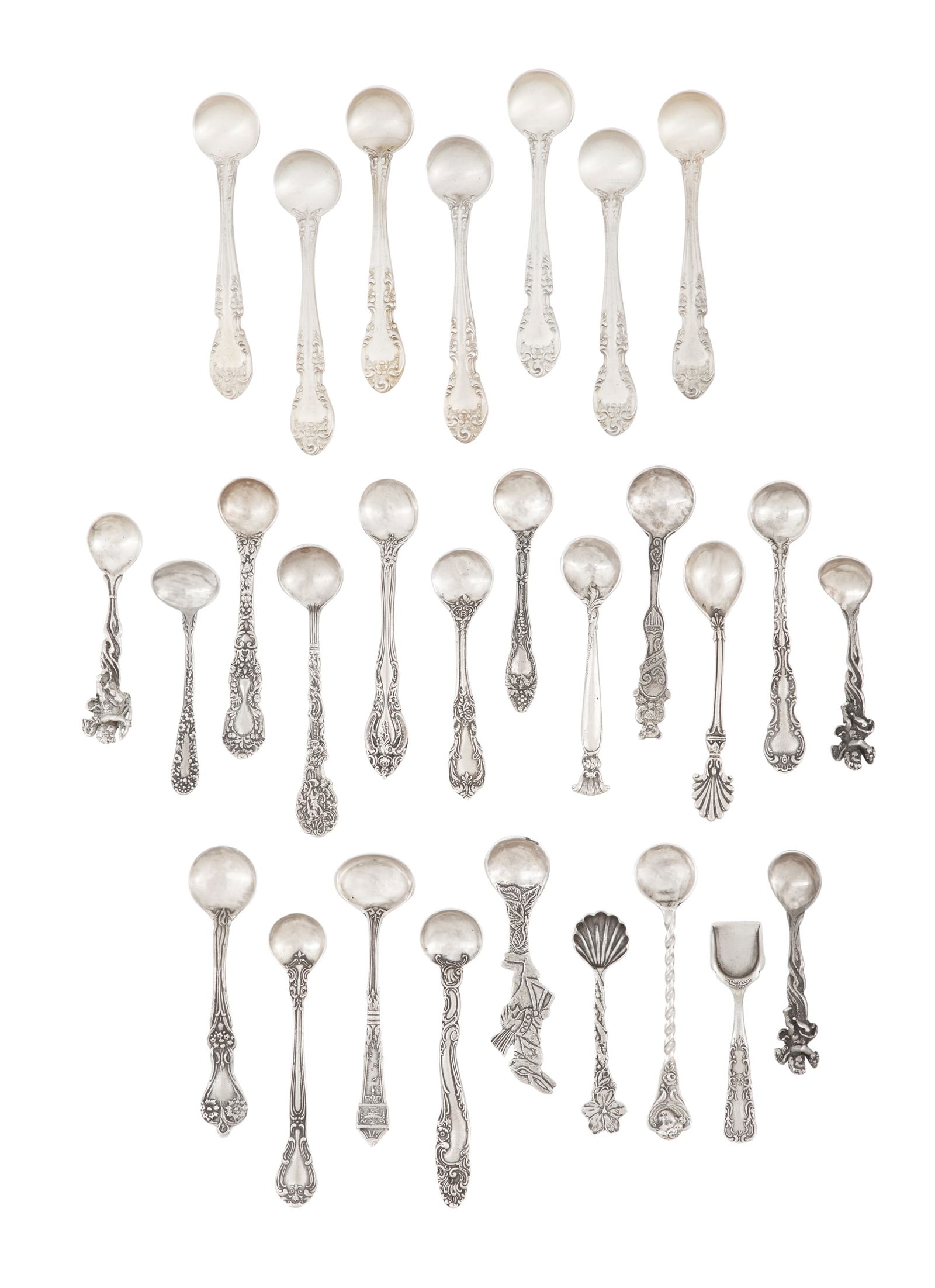 American Sterling Silver Salt Spoons (1 of 13)