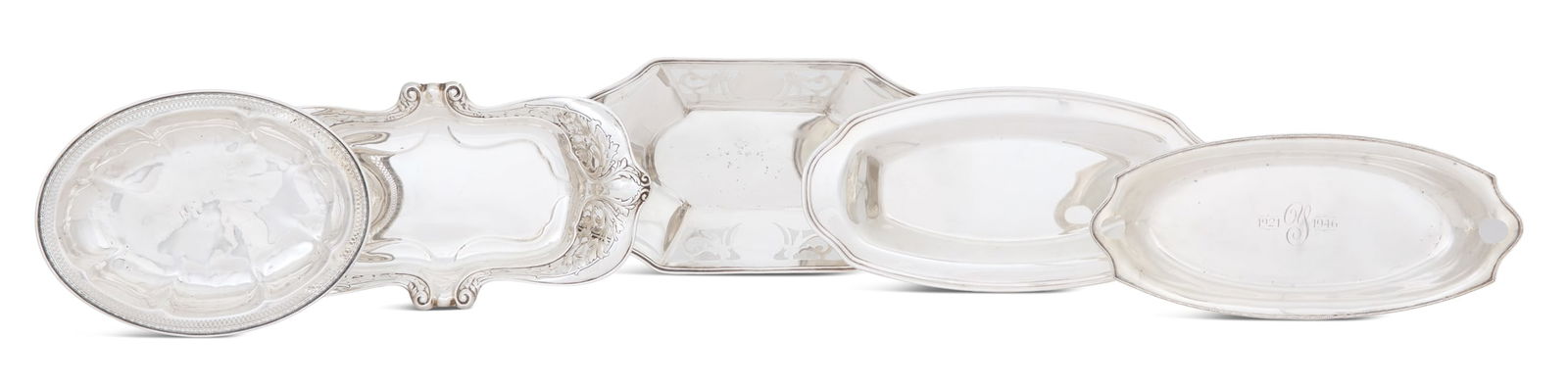 American Sterling Silver Bread Trays (1 of 5)