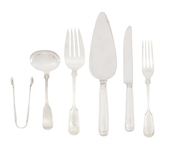 F. W. Smith "Fiddle Thread" Silver Flatware
