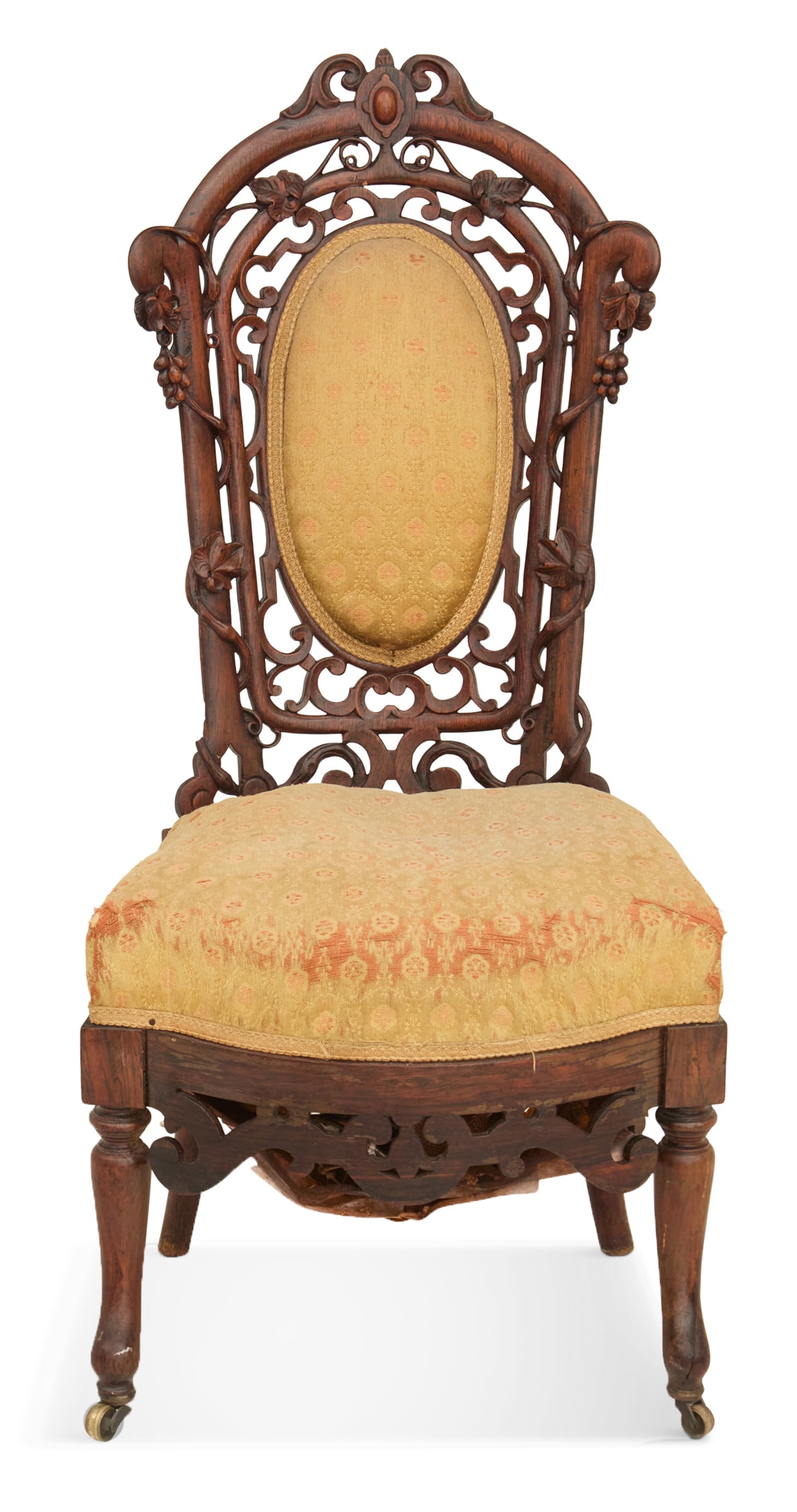American Rococo Revival Rosewood Side Chair (1 of 3)