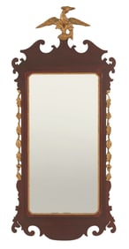 Mahogany and Giltwood Mirror