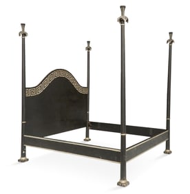 Neoclassical-Style King-Size Four-Post Bed