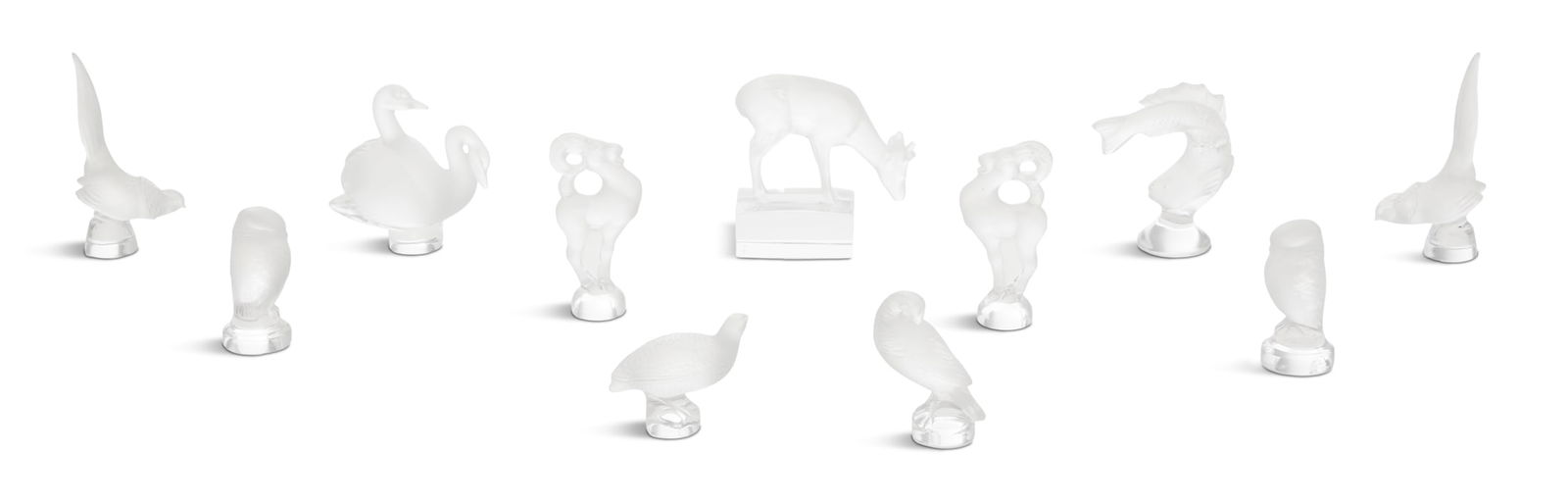 Collection of Eleven Lalique Crystal Animals (1 of 3)