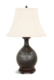 Chinese Black Pottery Vase