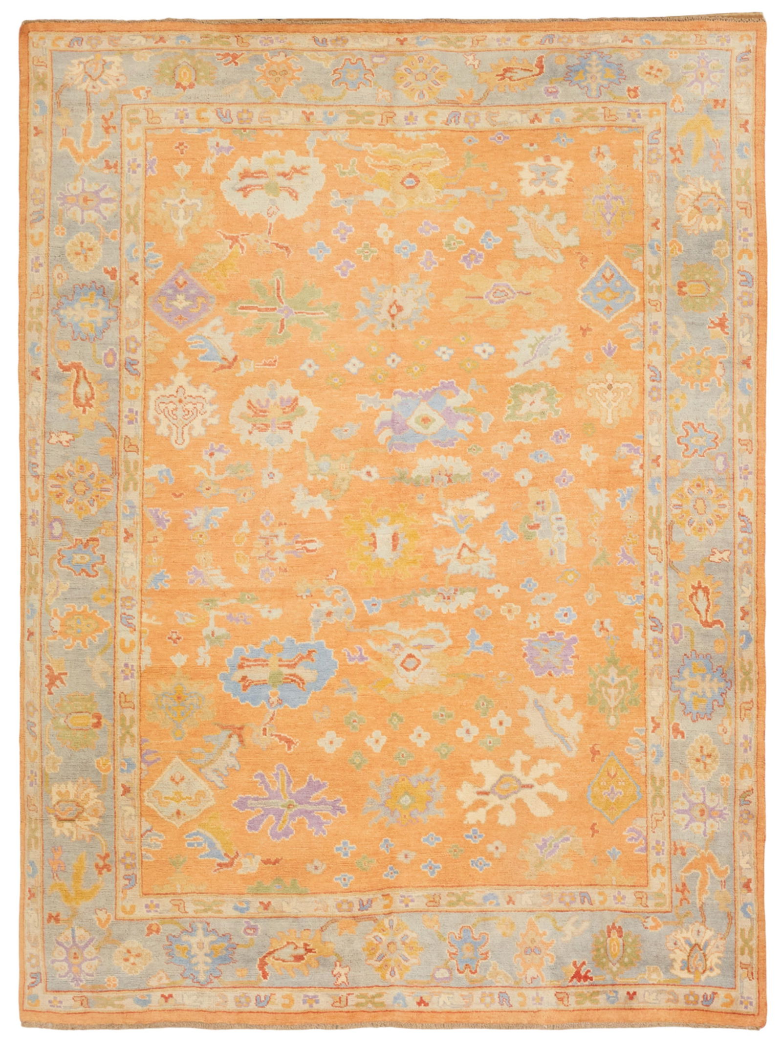 Oushak Carpet: Oushak Carpet7' 11" x 10' 7"