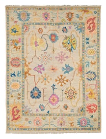 Turkish Angora Oushak Carpet