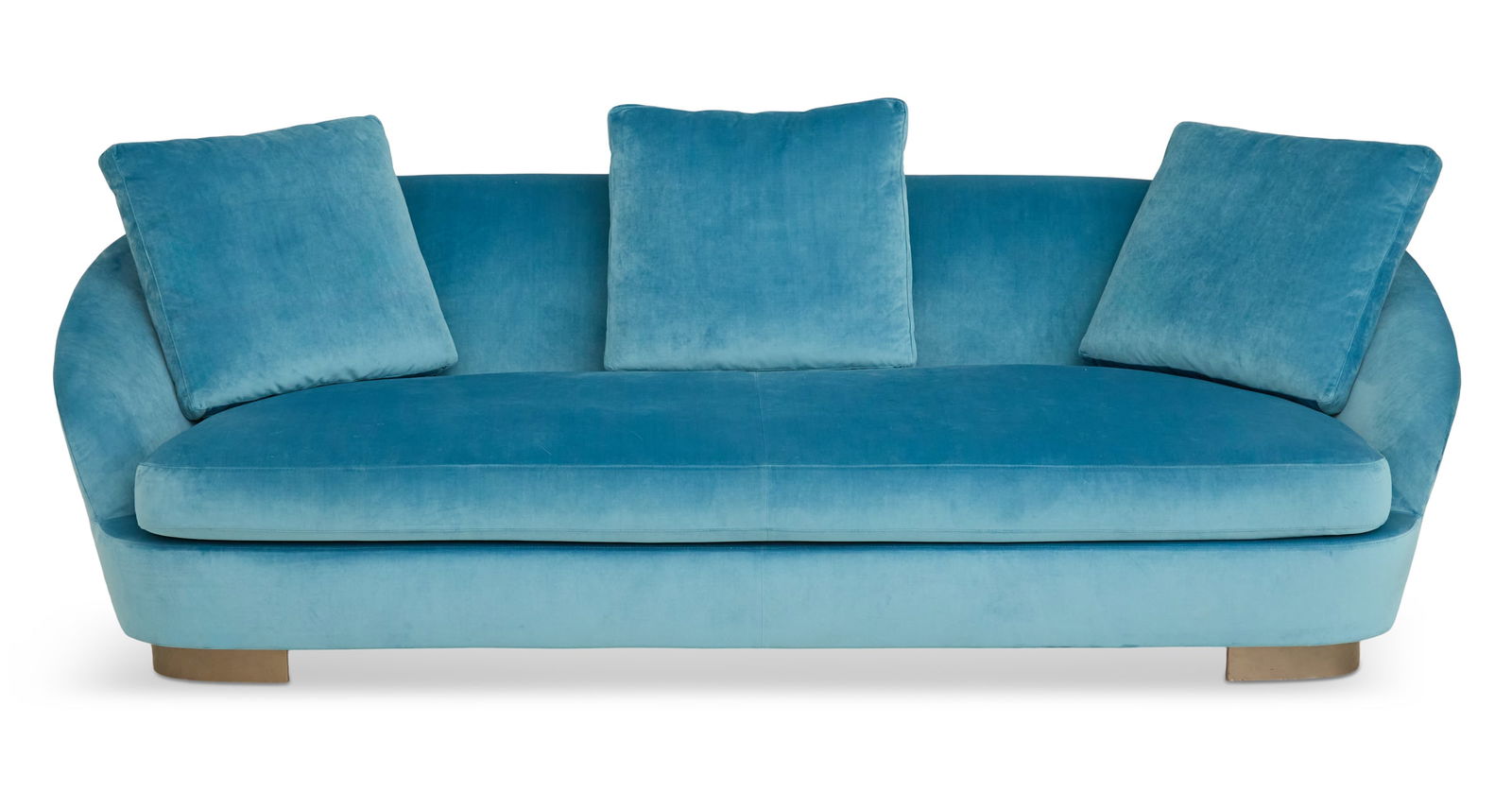 Jacques Minotti "Grand Jacques" Velvet Sofa (1 of 4)