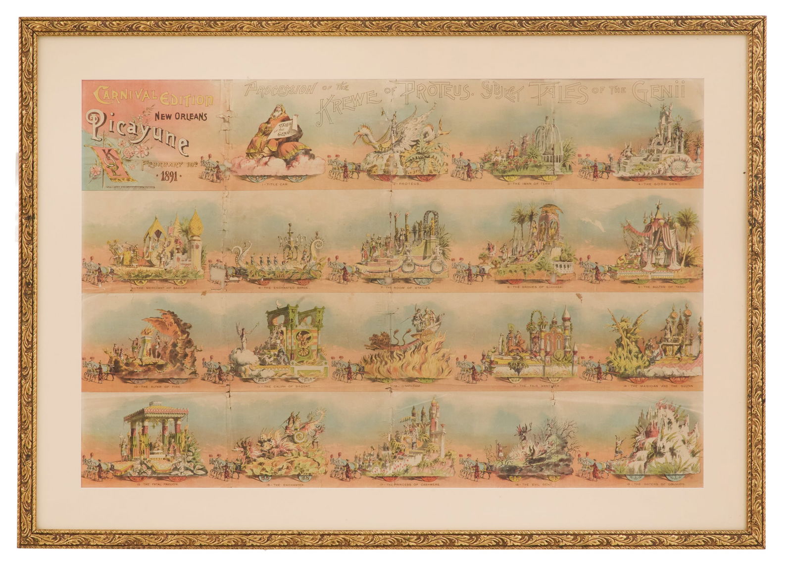 Procession of the Krewe of Proteus, 1891 (1 of 2)