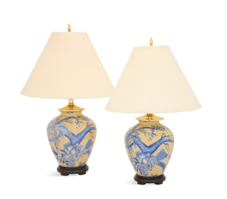 Pair of Porcelain Table Lamps