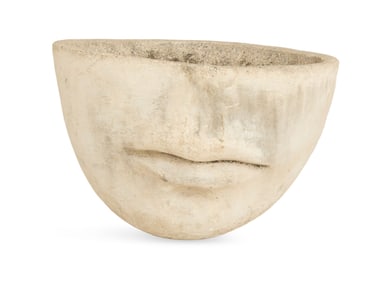 Unusual Cast-Stone Planter