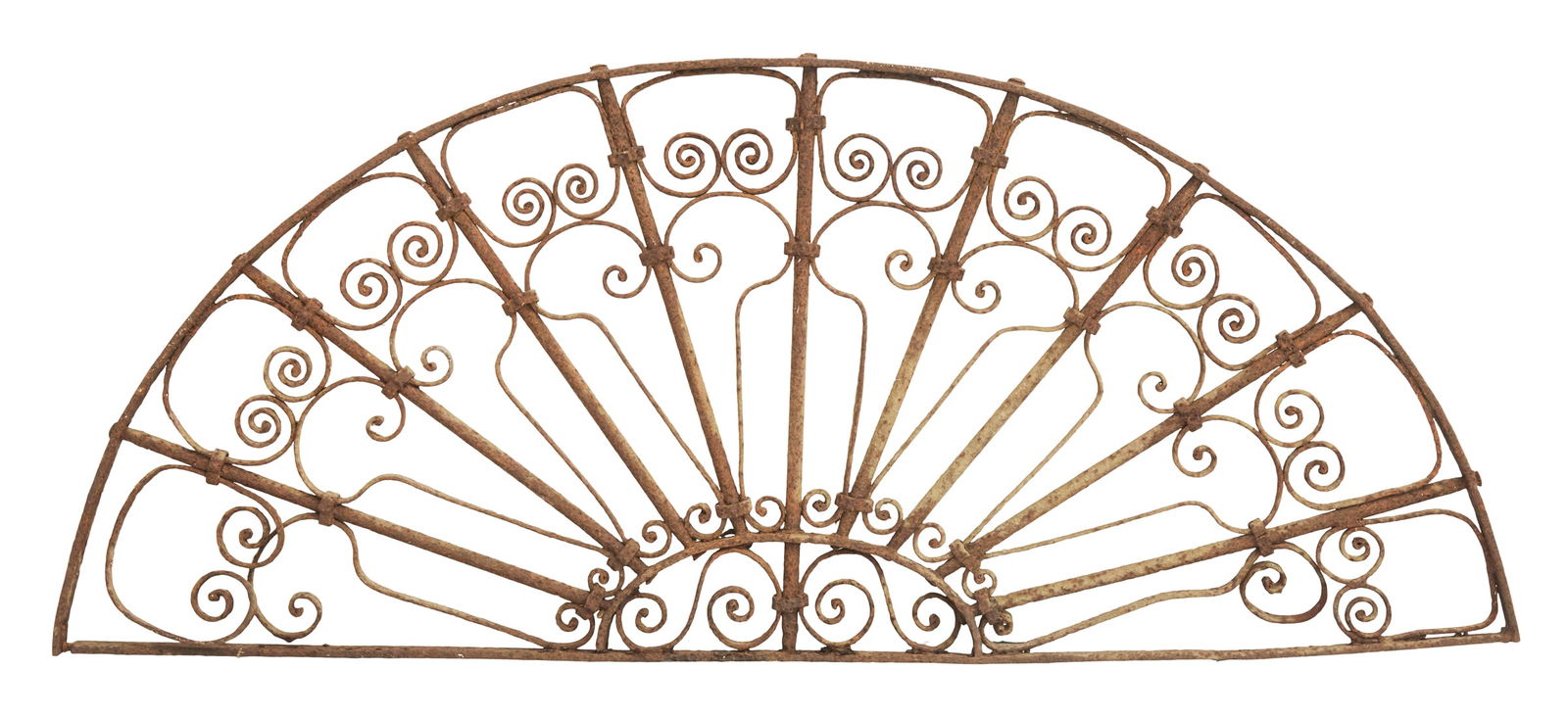French Iron Fan-Form Window Guard (1 of 2)