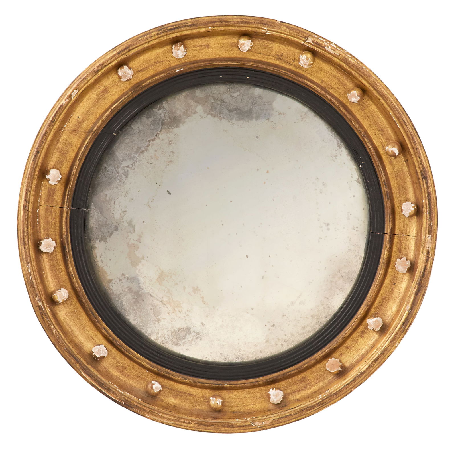 Regency Giltwood Bull's-Eye Mirror (1 of 2)