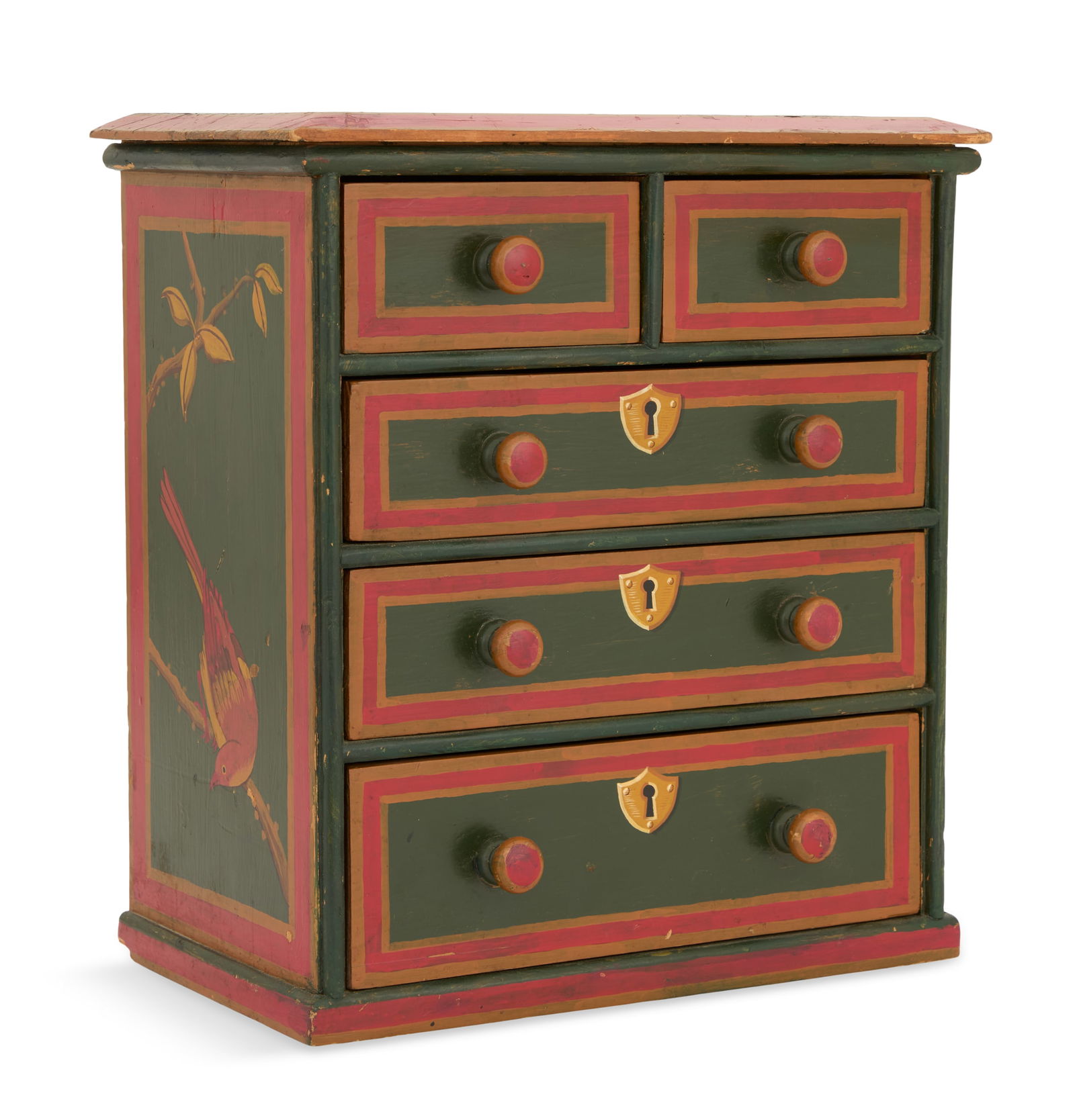 Painted Miniature Chest of Drawers (1 of 5)