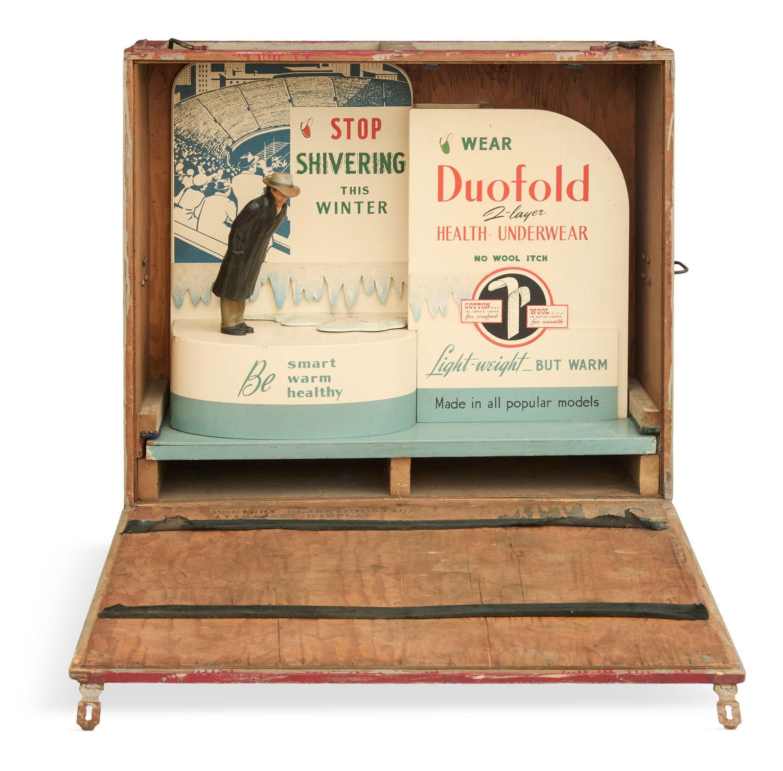 Large Duofold Advertising Display (1 of 6)