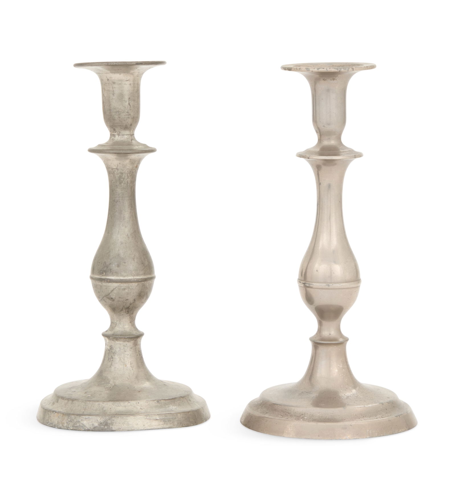 Pair of Pewter Candlesticks (1 of 2)