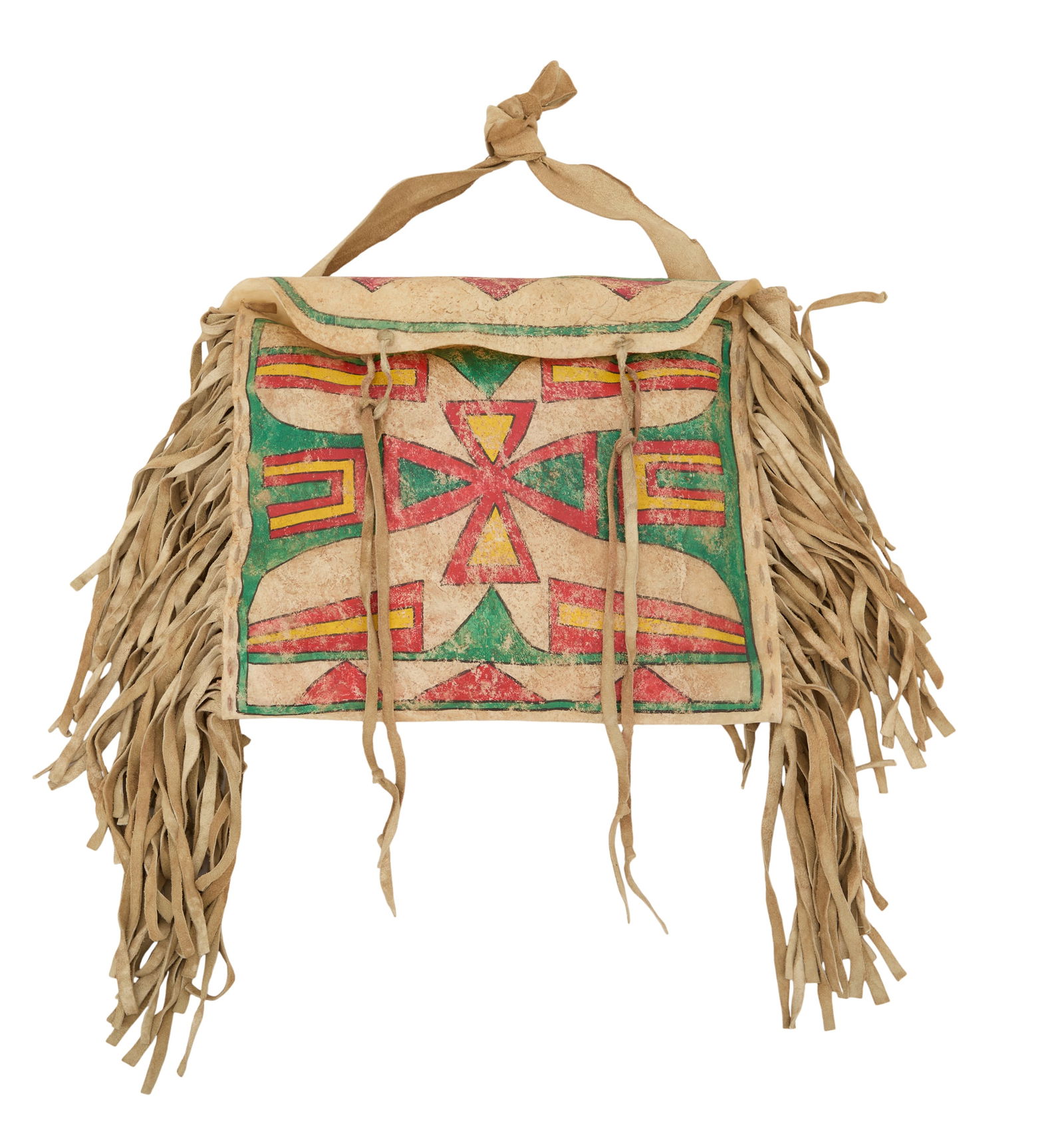Native American Painted Parfleche Envelope (1 of 2)