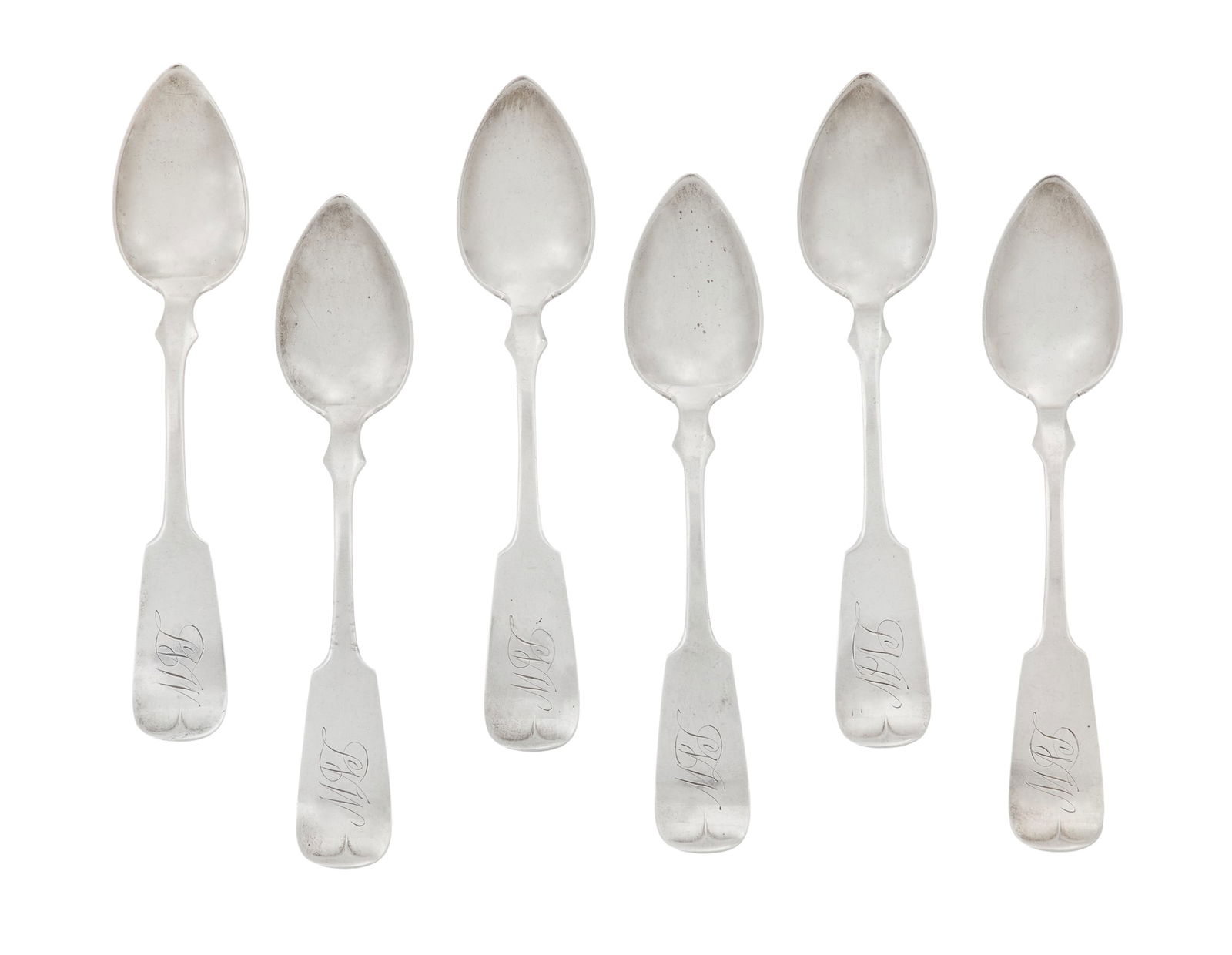 Six St. Louis-Retailed Sterling Silver Teaspoons (1 of 4)