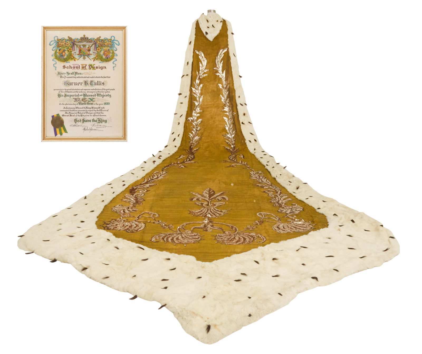 Mantle and Proclamation of Rex, 1935 (1 of 6)