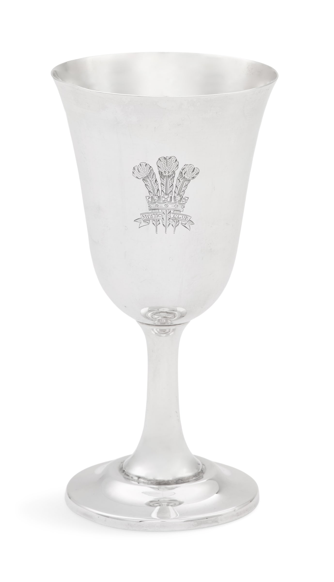 12 New Orleans Sterling Carnival Club Goblets - 2