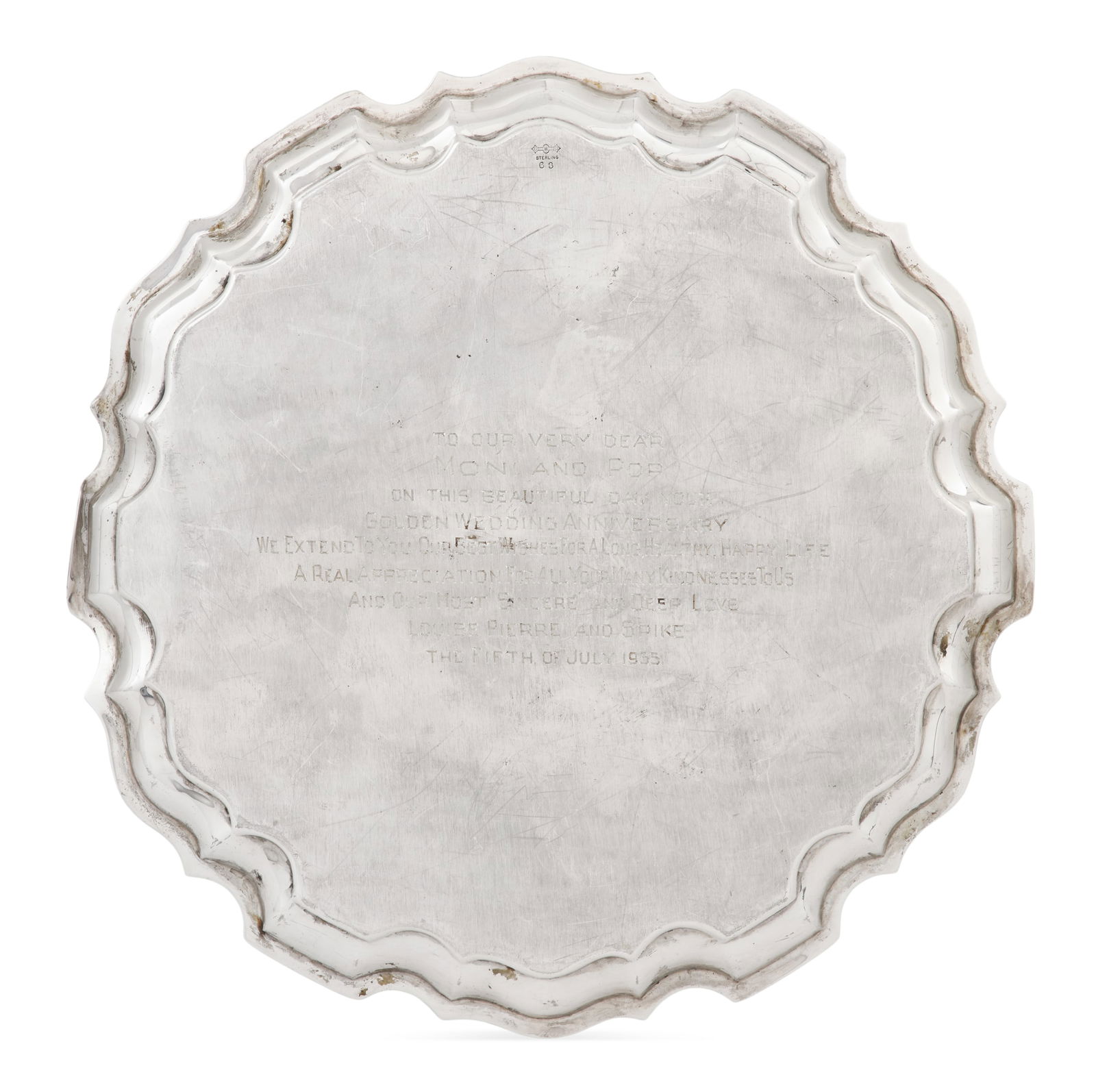 American Sterling Silver Salver - 2