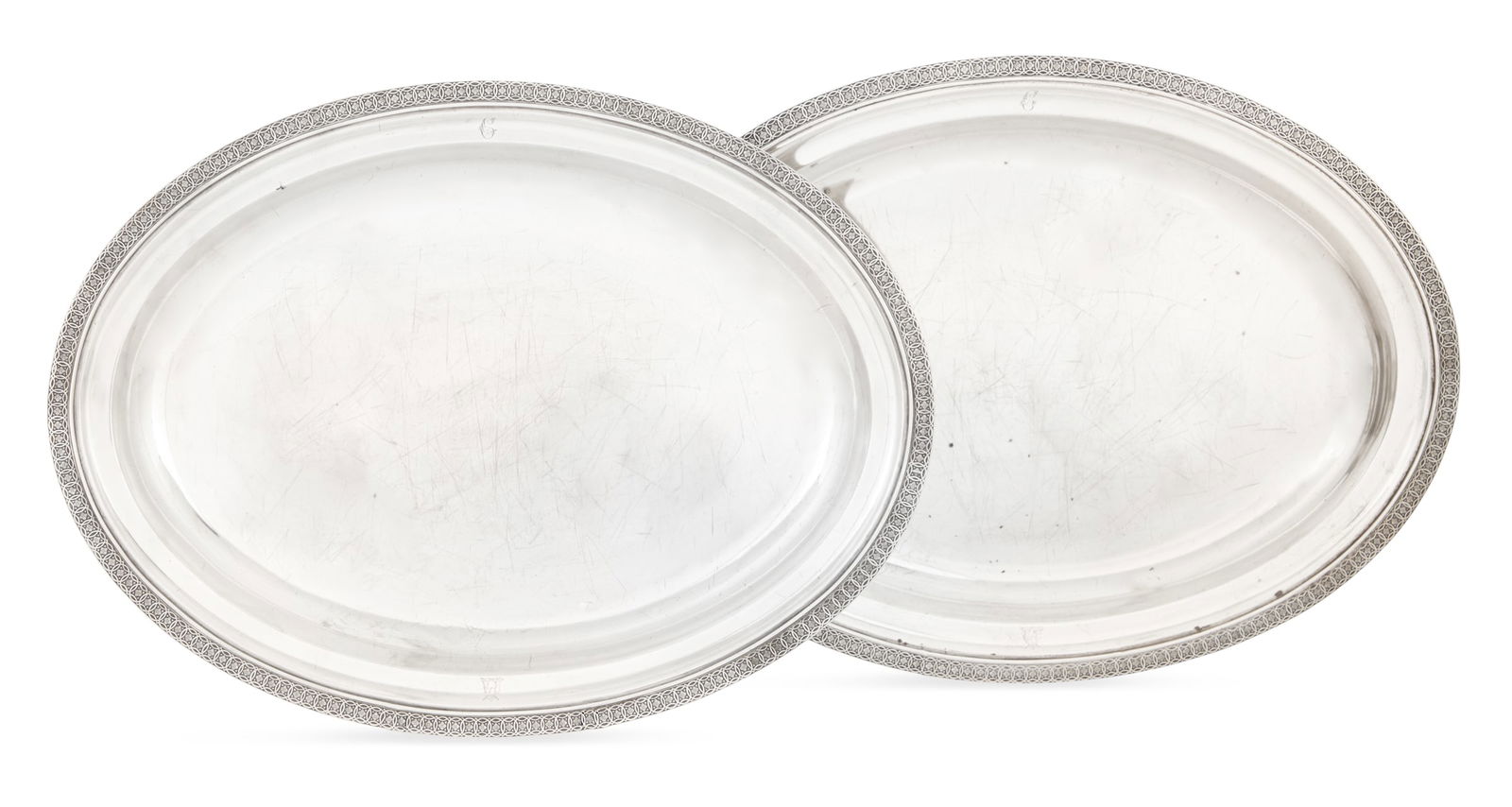 Pair of Tiffany & Co. Sterling Silver Platters (1 of 4)