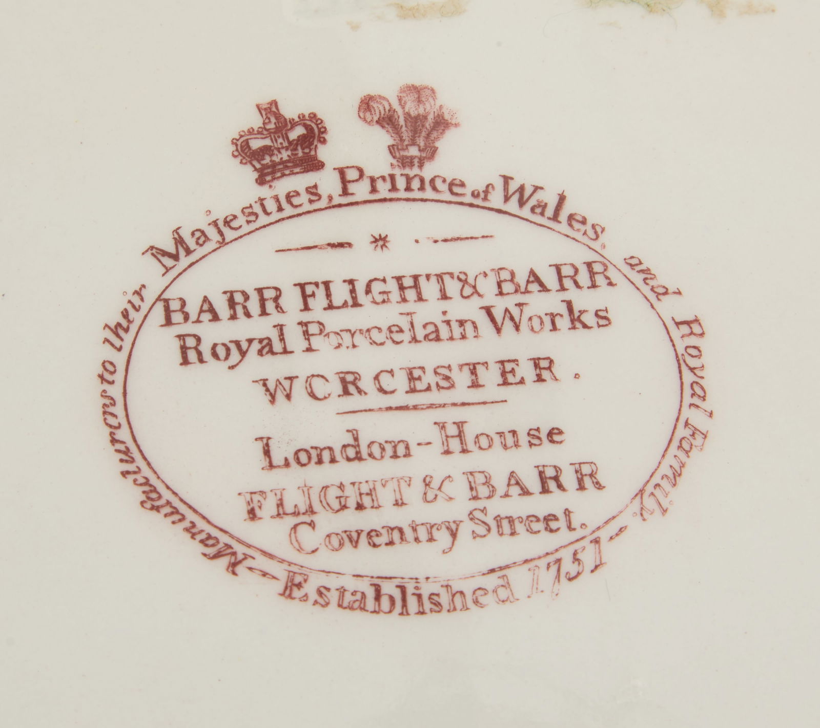 Twelve Barr, Flight & Barr Worcester Plates - 6