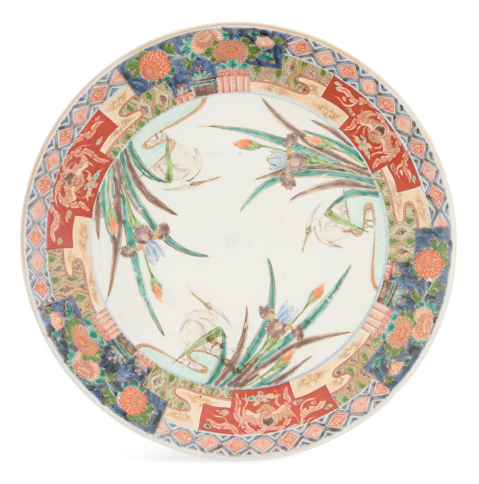 Japanese Imari Porcelain Charger (1 of 2)