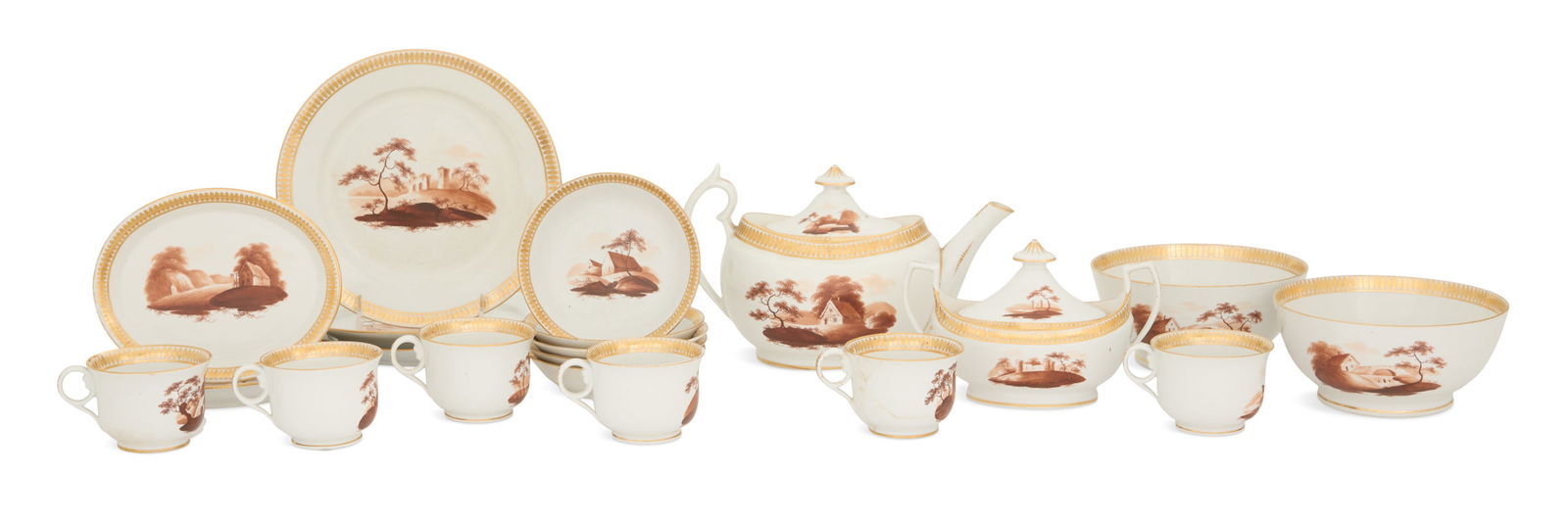 Chamberlain's Worcester Partial Dessert Service (1 of 3)