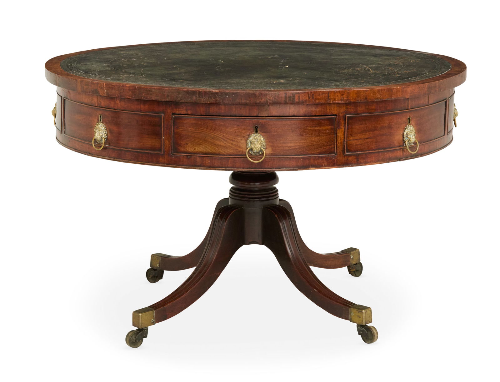 Regency Mahogany Drum Table (1 of 2)