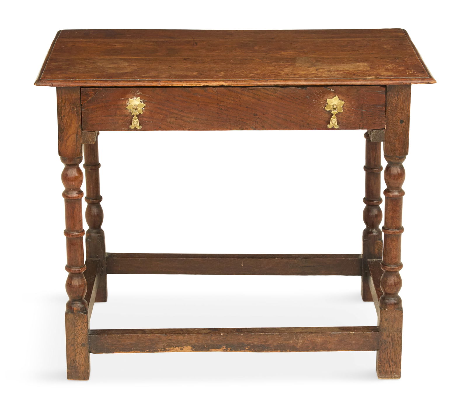 William and Mary Oak Side Table (1 of 3)