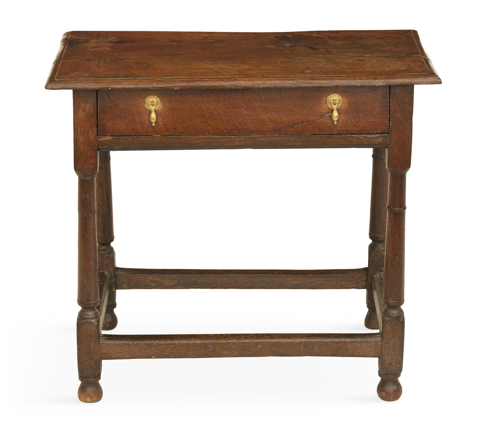 William and Mary Oak Side Table (1 of 3)